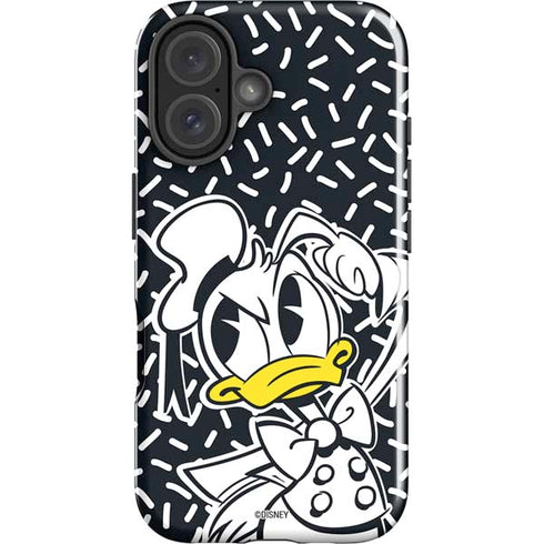 Disney Friends Donald Duck Thinking iPhone 16 Impact Case